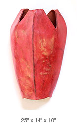 Red Pod, 25&rdquo;x14&rdquo;x10&rdquo;